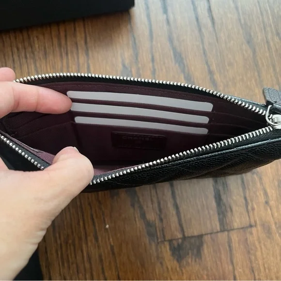 Chanel Classic Phone Case Pouch Quilted Caviar - Picture 12 of 14